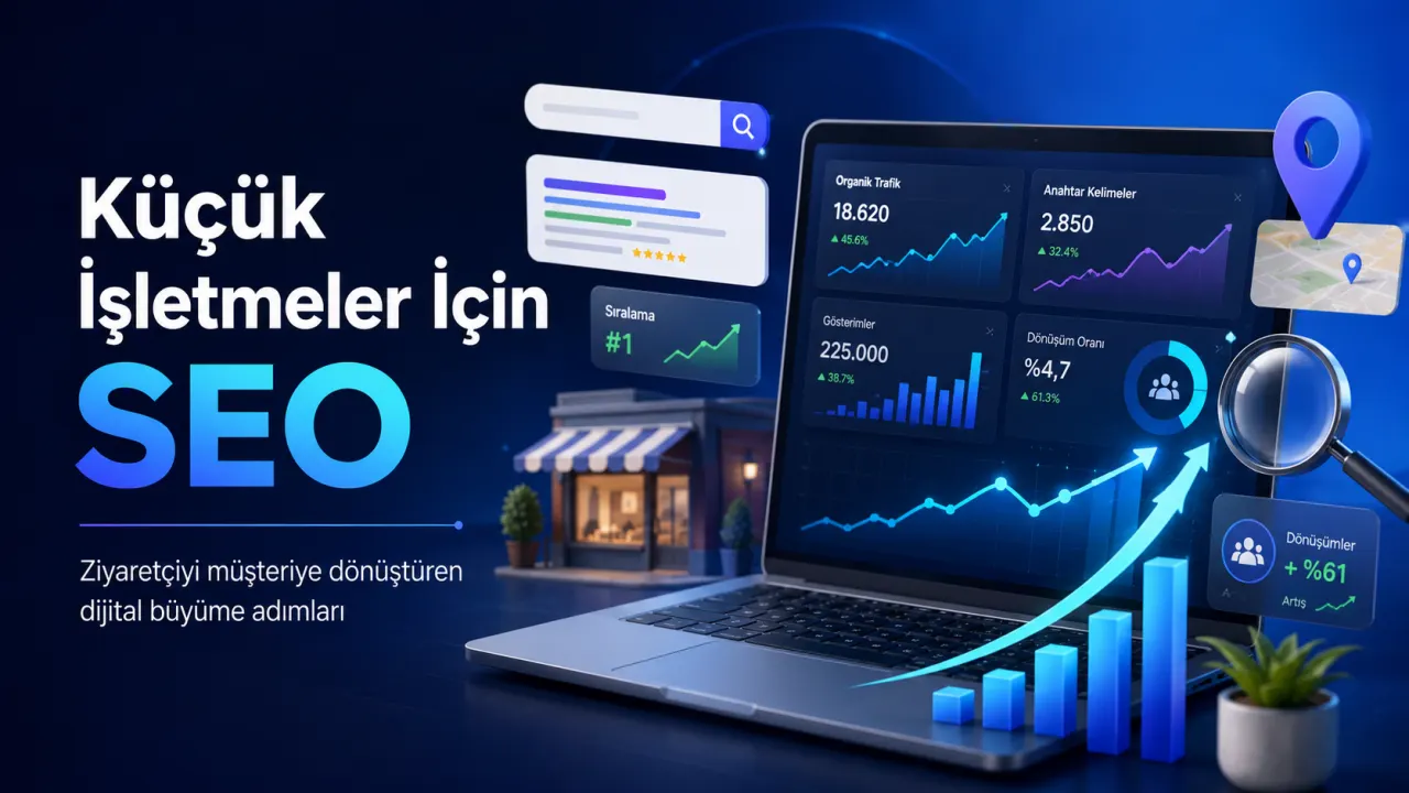 Strateji — Küçük İşletmeler İçin SEO: Ziyaretçiyi Müşteriye Dönüştüren 9 Adım