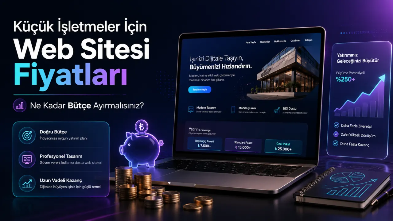 Web Geliştirme — Küçük İşletmeler İçin Web Sitesi Fiyatları 2026: Ne Kadar Bütçe Ayırmalısınız?